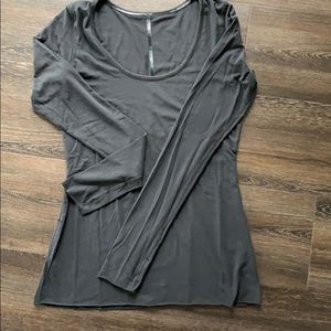 Lululemon lightweight light black long sleeve t